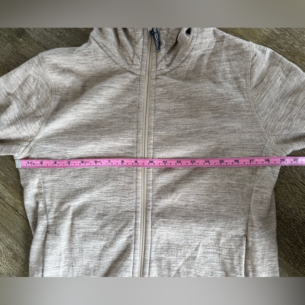 Paka Breathe Full Zip Alpaca Hoodie Cream Size Medium - Picture 9 of 10